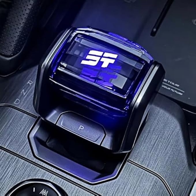 rayihni Car Crystal Gear Shift Handle For Jetour Traveller T2 2023 2024 Crystal Gear Lever KnobGear Stick Head with Touch Activated 7 Color LED Modification Car Interior Accessories - Image 1