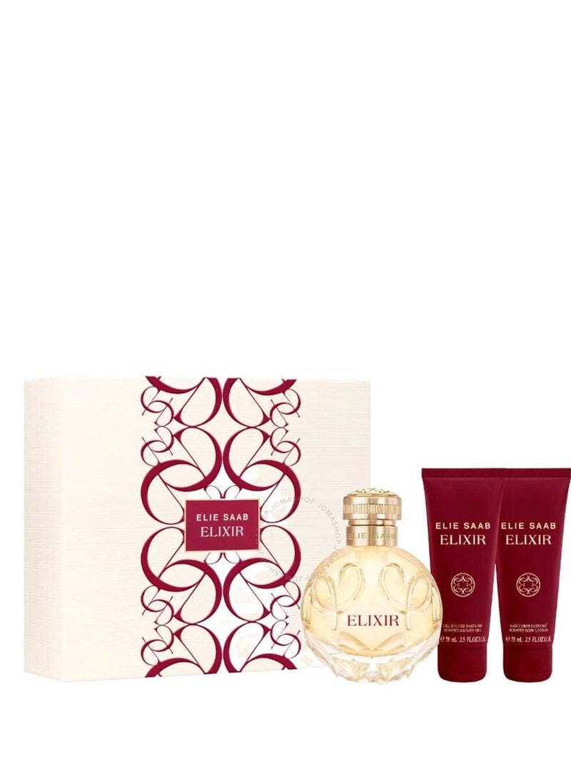 إيلي صعب لو بارفان مجموعة إليكسير للنساء EDP 100 مل + Bl 75 مل + Sg 75 مل  - Image 1