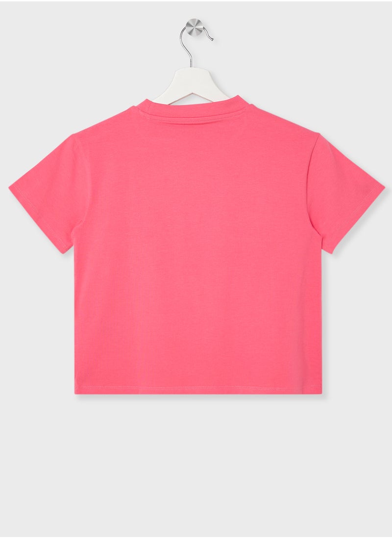 GUESS Kids Logo T-Shirt  - Image 2