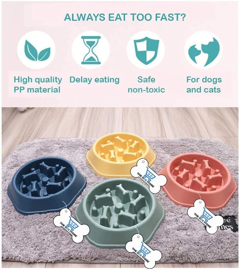 The DDS Store Anti Choke Small Dogs & Puppies Food Slow Feeding Bowl - Image 4