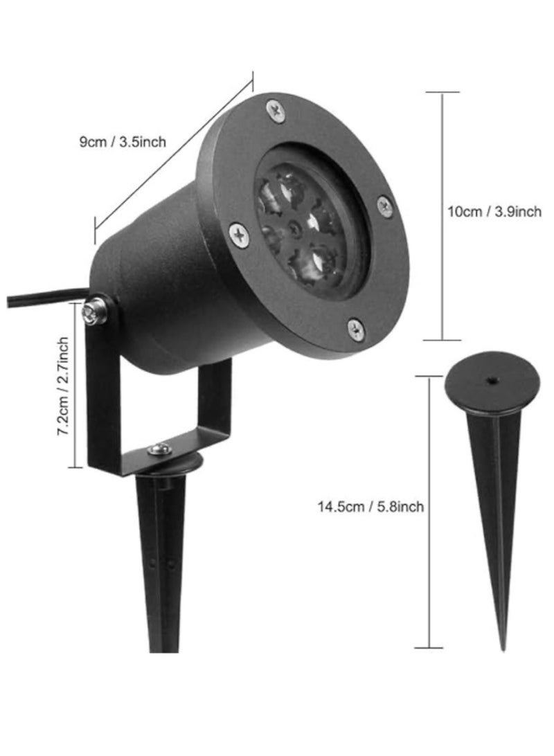 Christmas Projector LED Lights,Projector Lamp Waterproof Projection Light Snowflake Snowman Christmas Tree Light for Christmas Xmas Party Decorations Garden Indoor & Outdoor - Image 3