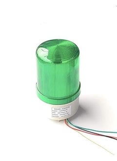 Litost Litost Beacon Led Light Warning Light Industrial Revolving Rotate Light with Sound Alarm Buzzer AC 220 Volt 12 Volt DC 24 Volt DC Green  - Image 2