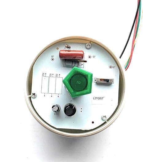 Litost Beacon Led Light Warning Light Industrial Revolving Rotate Light with Sound Alarm Buzzer AC 220 Volt 12 Volt DC 24 Volt DC Green - Image 3