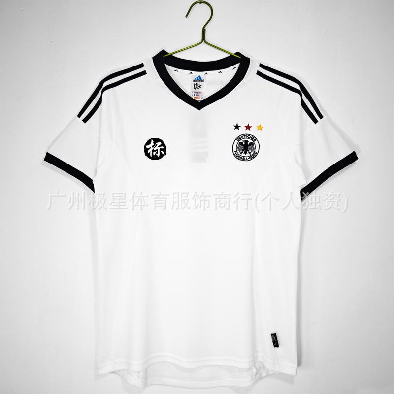 2002 Germany Home Klose Barak Harman Kahn Ram Lehmann Suit 02 Short Sleeve Football Jersey - Image 5