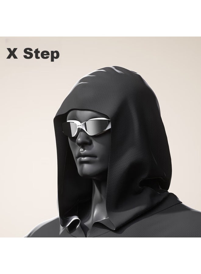 إكستيب Xtep نظارات السباحة للرجال والنساء، عالية الوضوح مضادة للضباب مقاومة للماء احترافية للتدريب مزودة بطلاء كهربائي، Frost White - Image 4