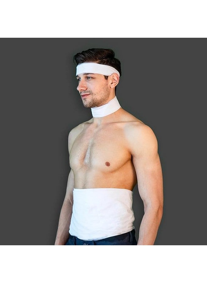SONEEV MART SONEEV MART Wet Pack | Satvic Lifestyle | Cotton Patti | Body Detox | Place on Head, Neck, Abdomen | Pain relief | Cloth bag & Manual Included | Pack of 1  - Image 3