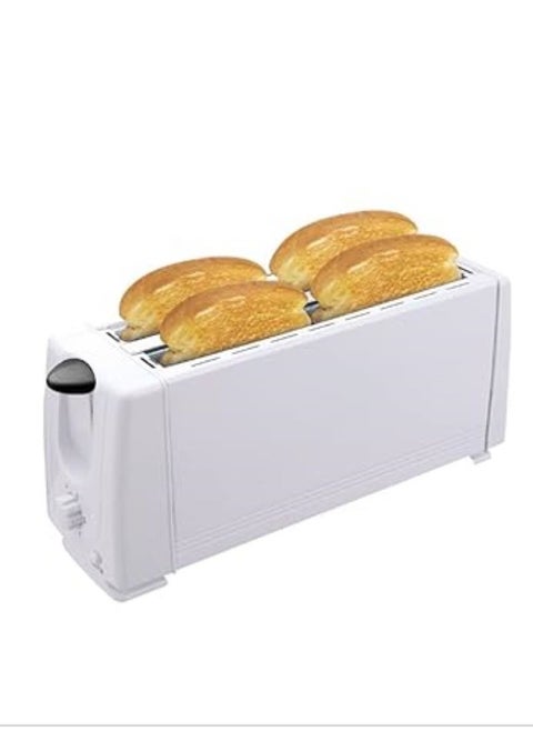 RAF 4 Slice Bread Toaster, Automatic Pop-Up, Wide Bread Slots & Variable Browning Shade Controls Mid Cycle Cancel Function Hinged Crumb Tray