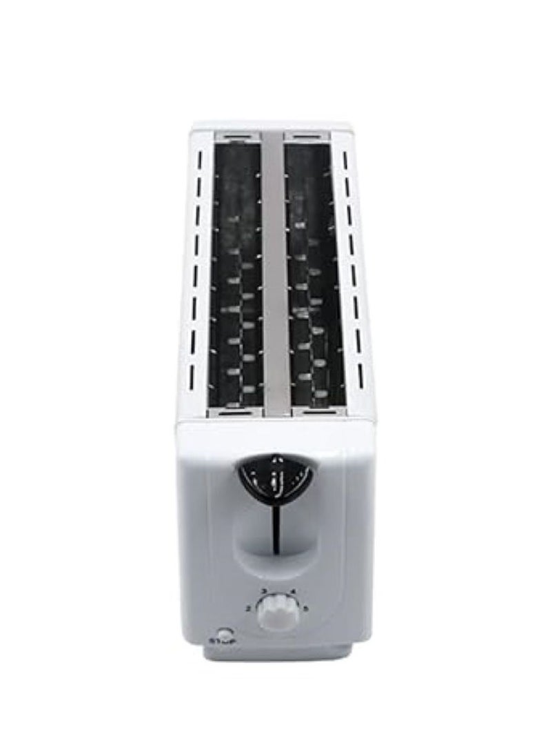 RAF - RAF 4 Slice Bread Toaster, Automatic Pop-Up, Wide Bread Slots & Variable Browning Shade Controls Mid Cycle Cancel Function Hinged Crumb Tray - Image 1