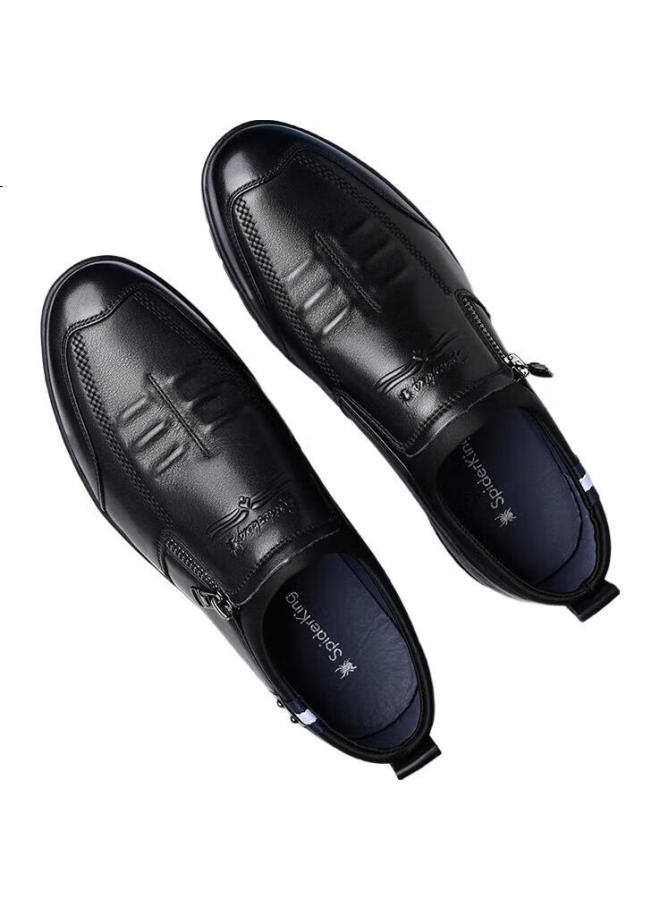 Spider King Men'S Genuine Leather Business Casual Shoes Formal Leather Shoes Men Black Size 40 - Image 3