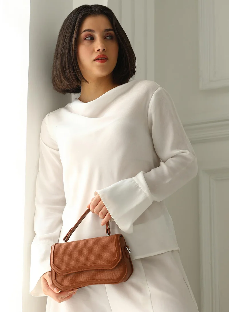 Haute Sauce  Women's The Avenue Hand Bag - Terracotta Brown for Women | Best Price UAE
