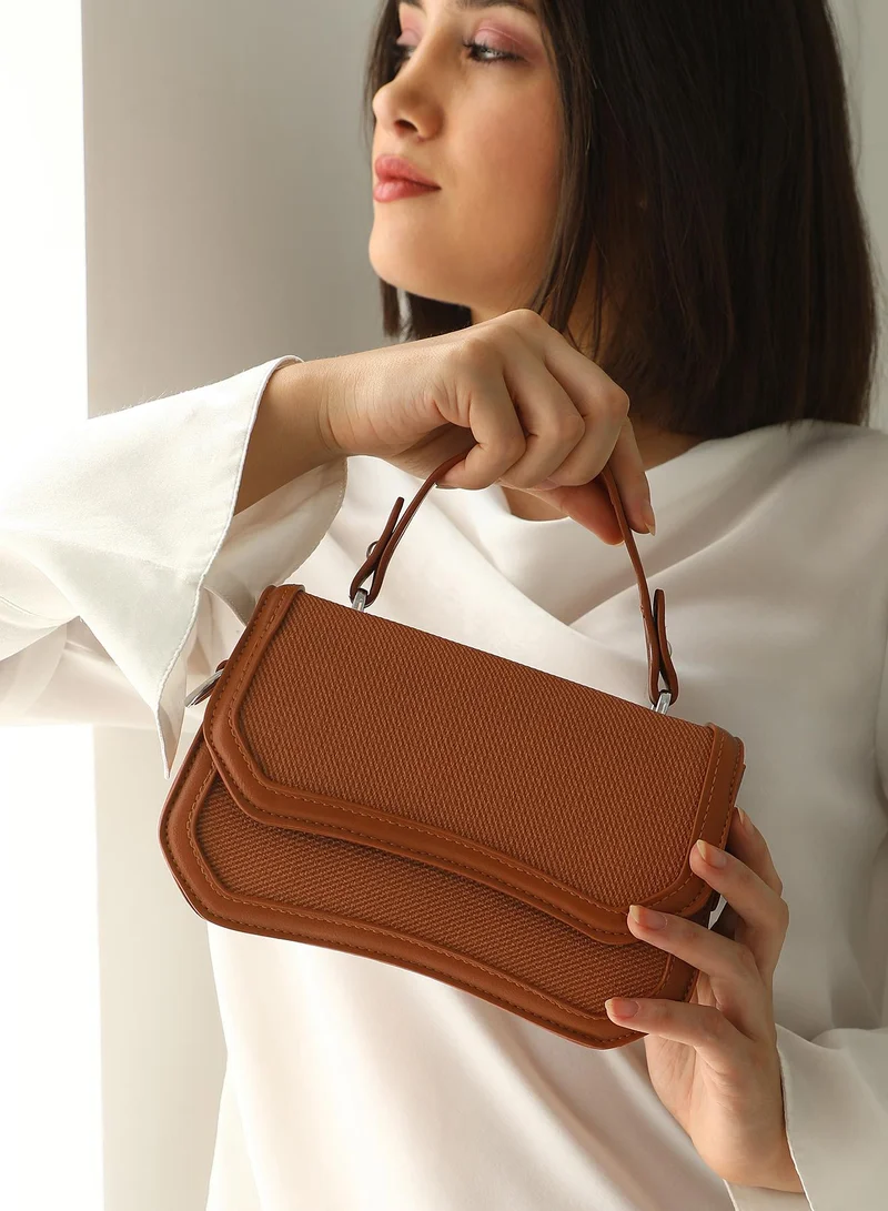 Haute Sauce  Women's The Avenue Hand Bag - Terracotta Brown for Women | Best Price UAE