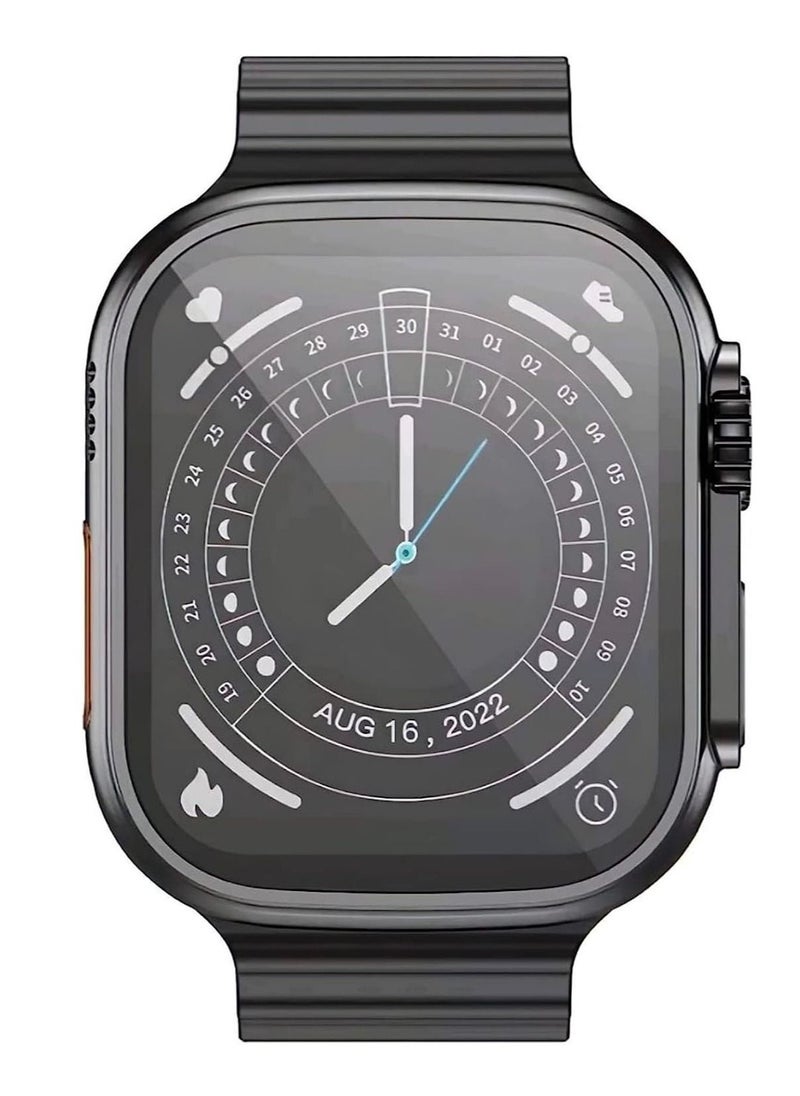 Brave Ultra Smart Watch 2.1" Screen Bluetooth Call Music Heart Rate IP67 Waterproof, Voice assistant, NFC access control, ECG, Blood pressure, Blood oxygen, 49mm Android and iOS Compatible  - Image 4
