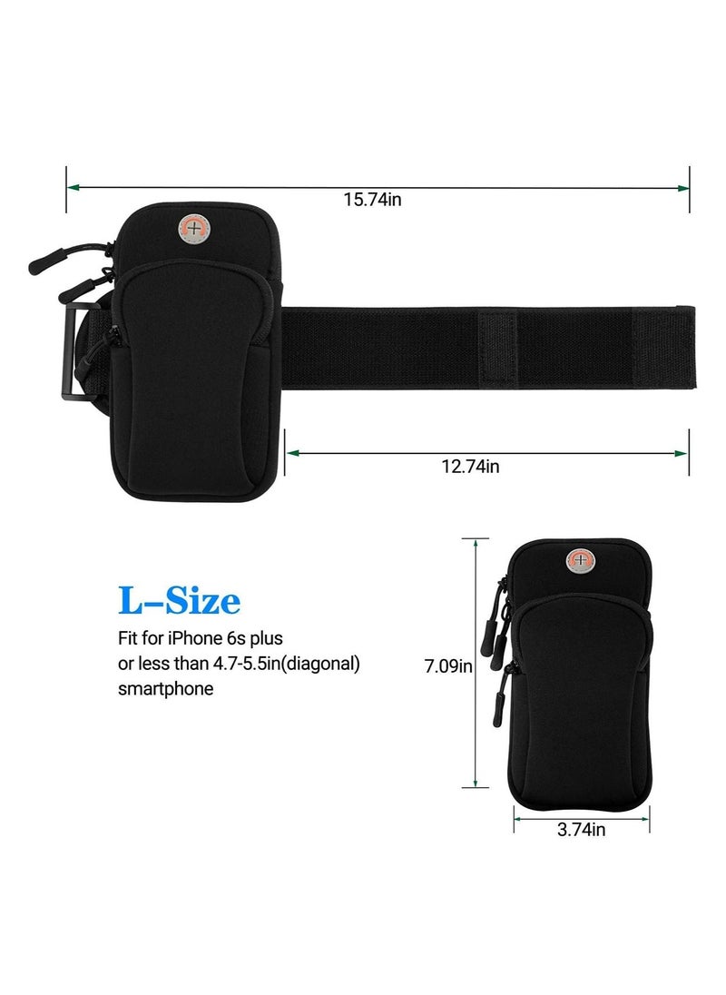 erorex - Phone Armband Gym Phone Pouch Arm Case Cell Phone Armband Case Running Band iPhone 7 Plus Armband Cell Phone Holder for Galaxy - Image 1