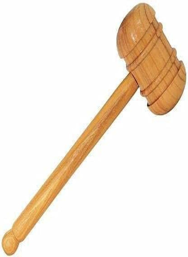 Wikigo Cricket Bat Wooden Mallet Hammer Knocking to Improve Bat Double Sided (Pack of -1) - Image 2