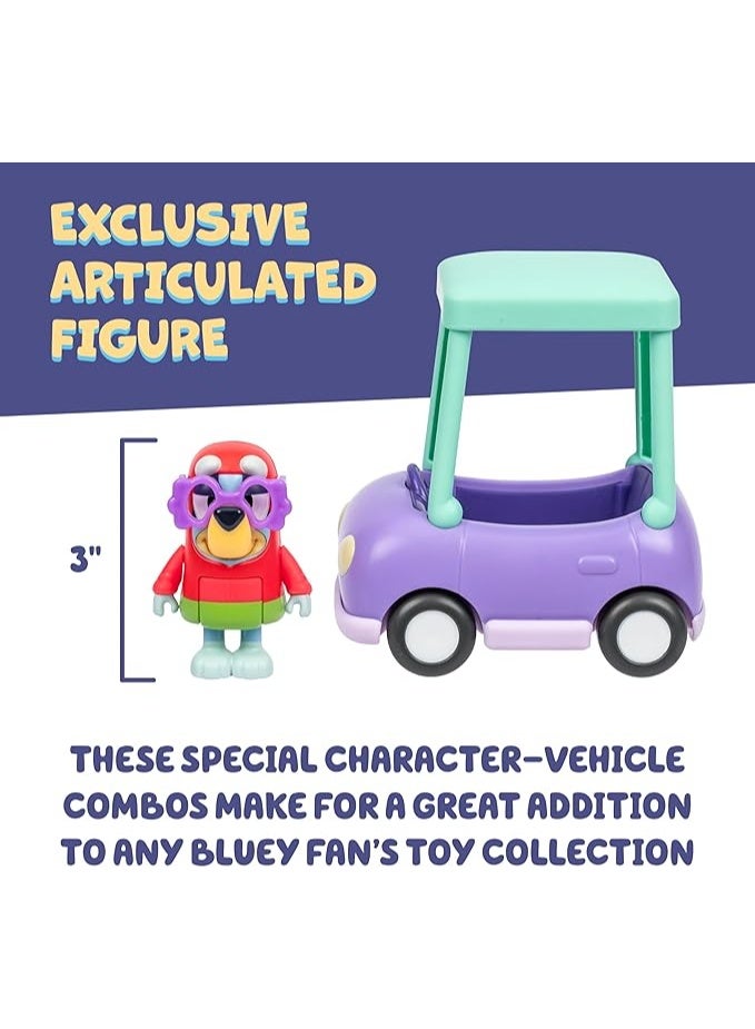 بلوي بلووي S13 – سيارة الجدة وجانيت | شخصية جانيت 2.5 بوصة مع نظارات الجدة القابلة للإزالة | سيارة لعب ممتعة للأطفال - Image 2