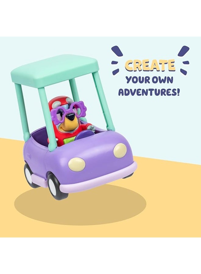 بلوي بلووي S13 – سيارة الجدة وجانيت | شخصية جانيت 2.5 بوصة مع نظارات الجدة القابلة للإزالة | سيارة لعب ممتعة للأطفال - Image 5