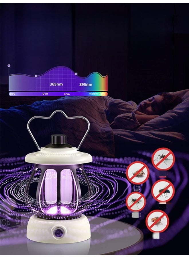 Nariele Mosquito Killer Lamp Insect Repellent Mute Electric Insect Trap Rechargeable Outdoor and Indoor Use Mosquito Killer Repellent - Image 2