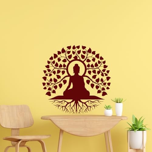 ARandNJ Paintings for Wall Stencils (Size:- 24X22 Inch) “Face Buddha Ji” DIY Reusable Painting Design Suitable for Bedroom, Drawing Room, Living Room Wall Stencils (Pack of 1) - Image 3