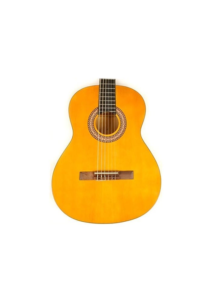 MegArya 39 Inch Classical Guitar - Full Size 6 String Nylon String Guitar in Yellow Natural Finish - Image 2