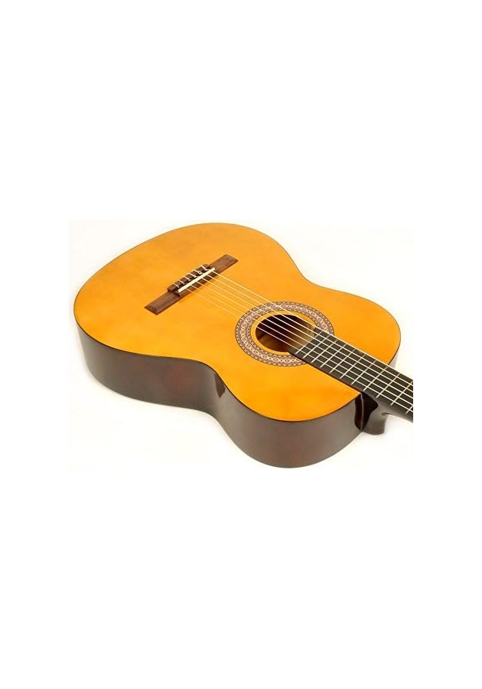 MegArya 39 Inch Classical Guitar - Full Size 6 String Nylon String Guitar in Yellow Natural Finish - Image 5