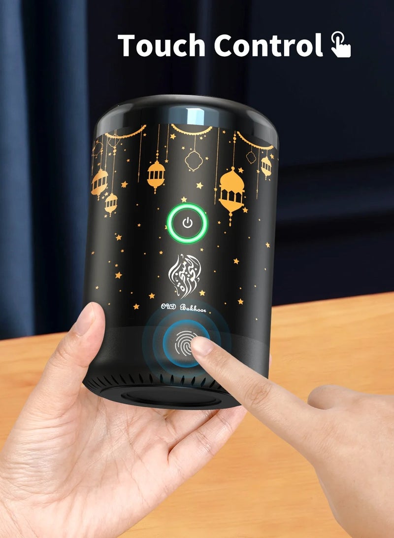 Touch Control Bukhoor Incense Burner for Car Home and Office Fragrance