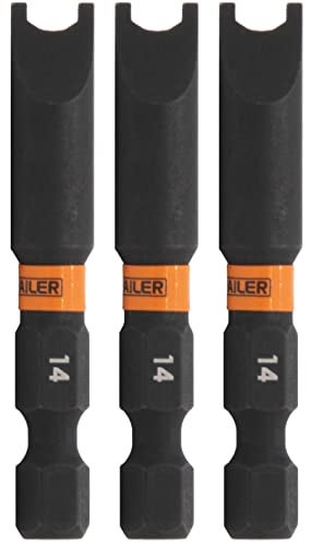 Railer Spanner #14 Impact Driver Bit - Railer Snake Eye #14 S2 Steel 2 Inch Spanner Power Bits (3 Pack) - Image 1