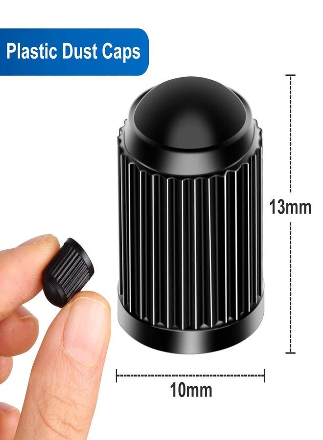 SYSDTTD Tire Valve Caps has a Sealing Ring Tire Valve Stem Caps for Bike,Bicycle,Car,Motorbike 15pcs Black - Image 3