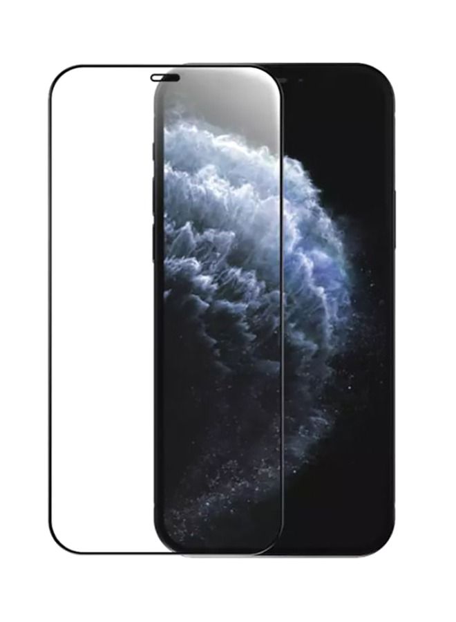 shAyzee 2.5D Tempered Glass Screen Protector For Apple iPhone 12 Clear/Black - Image 1