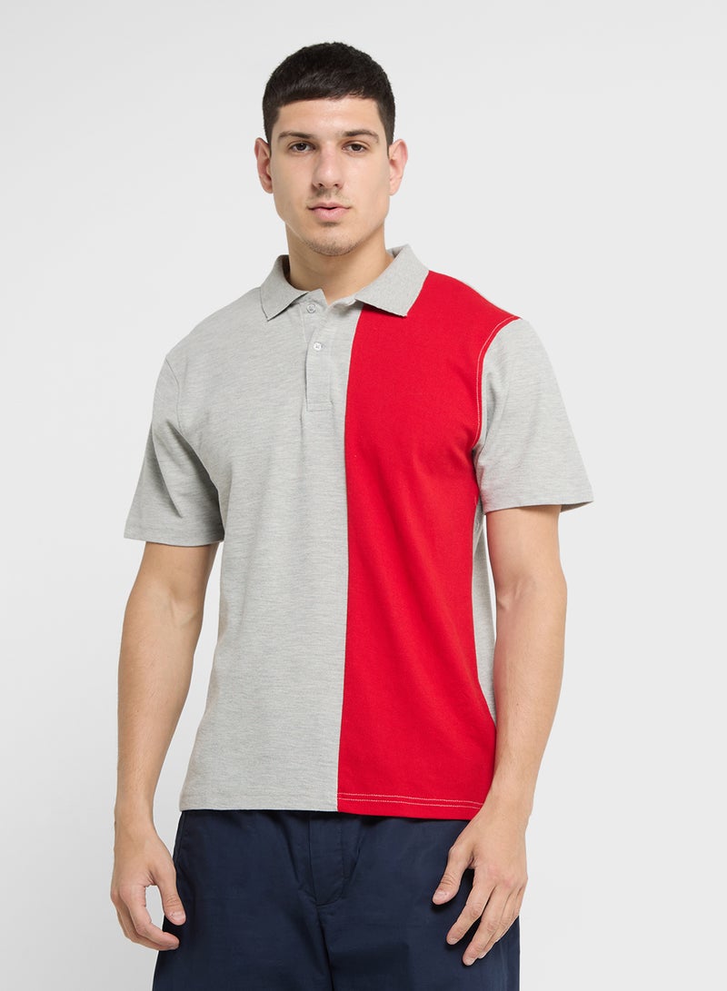 روبرت وود قمصان بولو بألوان متناسقة أساسية - Image 1