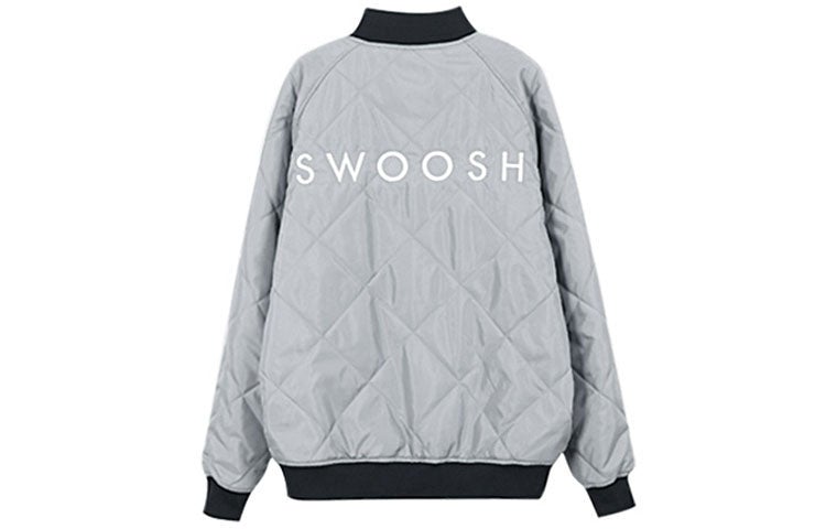 Nike Reversible Woven Jacket Black Gray 'Black Grey' - Image 3