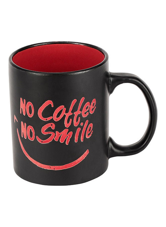 Royalford 11oz Stoneware Mug- RF11169| Perfect for Hot and Cold Drinks| Food-Grade, Non-Toxic and Safe to Use| Stylish, Durable and Long-Lasting Design Black - Image 2