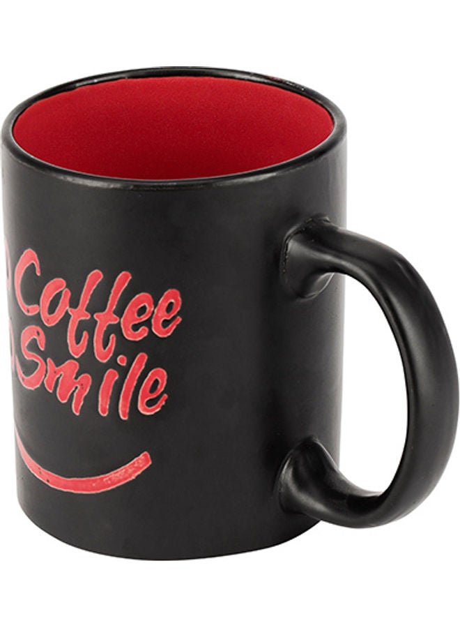 Royalford 11oz Stoneware Mug- RF11169| Perfect for Hot and Cold Drinks| Food-Grade, Non-Toxic and Safe to Use| Stylish, Durable and Long-Lasting Design Black - Image 3