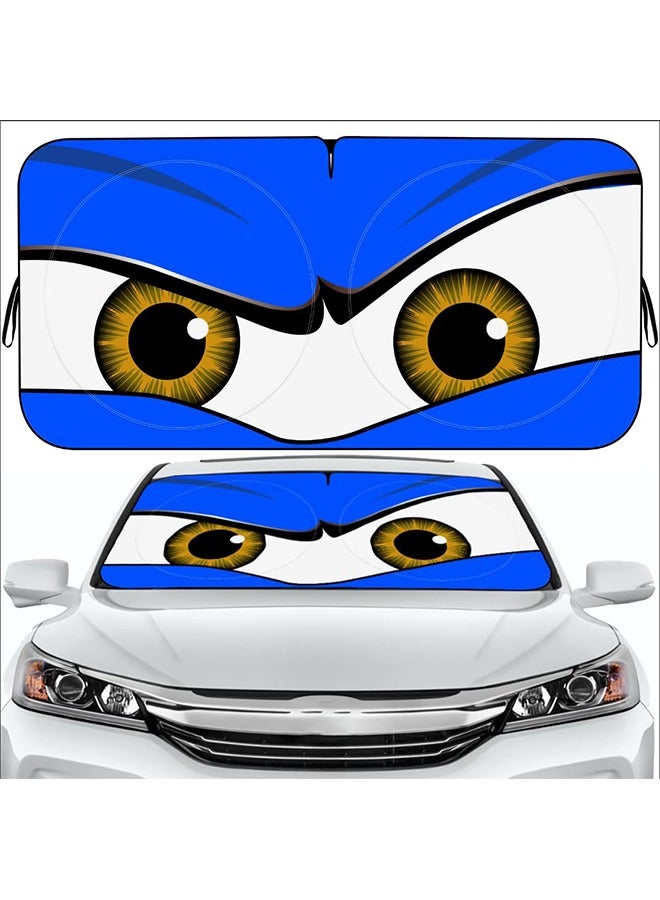 meayul Windshield Sun Shade, Car Accessories, Blackout Car Front Windsow Shades Umbrella Automotive Sun Visor Block Heat Insulation Protection Easy Use Sun Visor Shield - Image 1