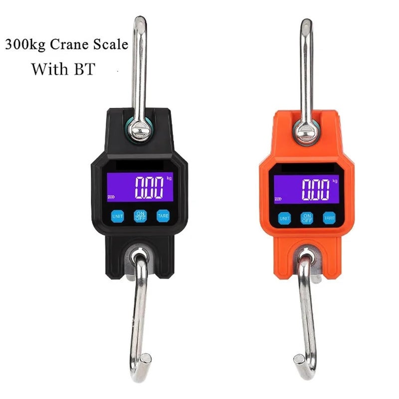 Hanging Scale, 300kg/50g Crane Scale Rechargeable Digital Hanging Hook Scales Electronic Weight Heavy Duty Weight.(Black) - Image 2