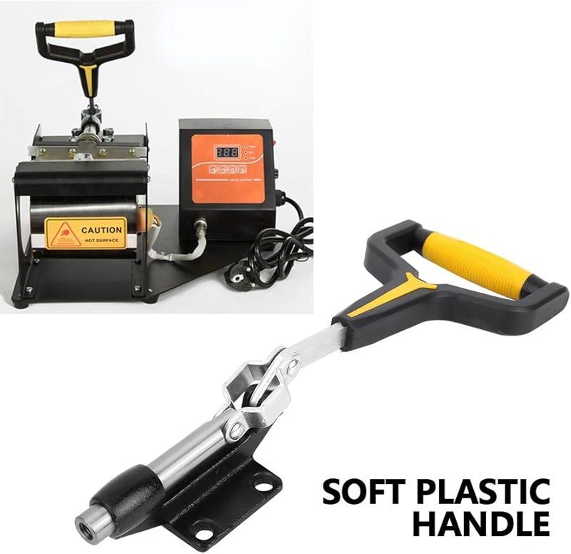 Heavy Duty Heat Press Machine Fixture 386kg Clamping Force 42mm Stroke Steel Handle Replacement - Image 5