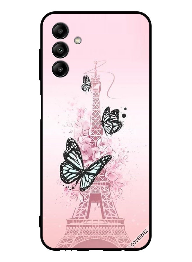 Covernex Protective Case Cover For Samsung Galaxy A04s Butterflies On Eiffel Tower - Image 1