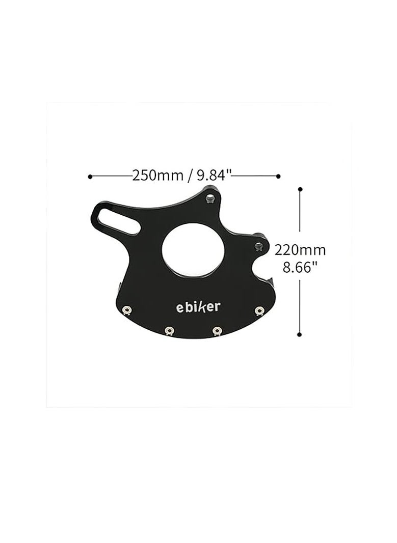 Generic Rear Disc Brake Rotor Cover Protector for Yamaha Raptor 700 Black,1PC  - Image 4