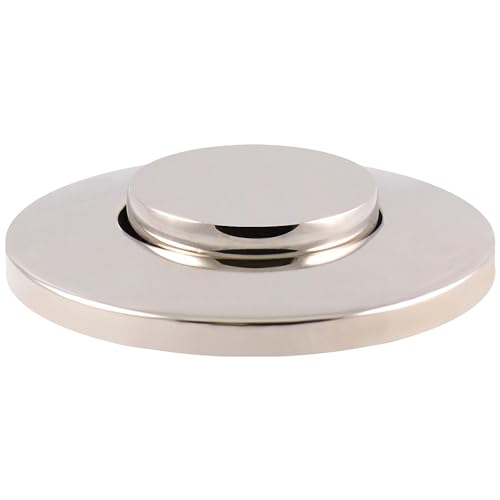 Westbrass ASBB305 Sink Top Waste Disposal Replacement Air Switch Trim Only Flush Button Polished Nickel - Image 3