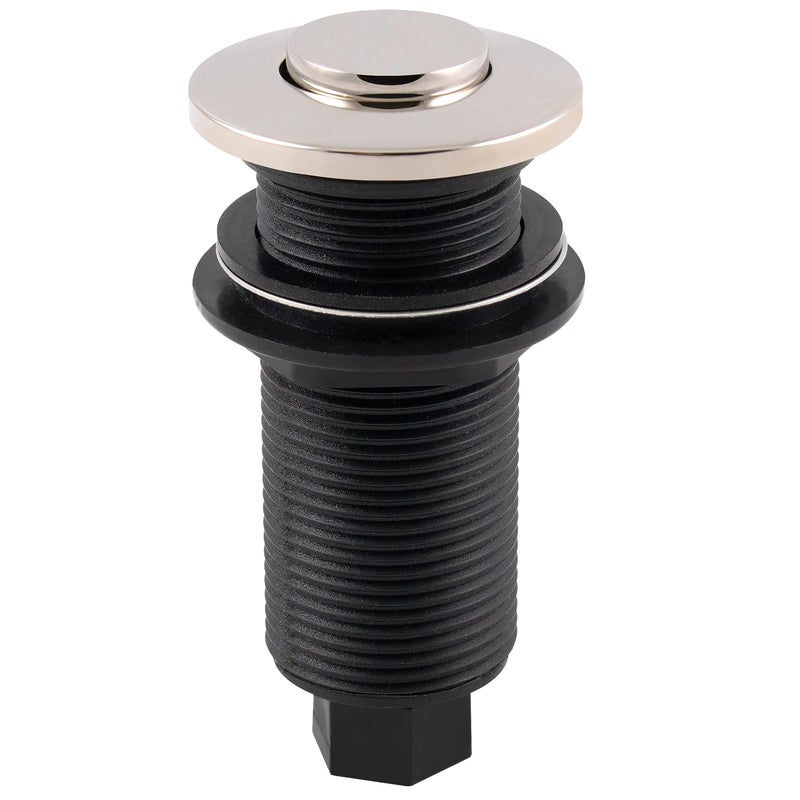 Westbrass ASBB305 Sink Top Waste Disposal Replacement Air Switch Trim Only Flush Button Polished Nickel - Image 2