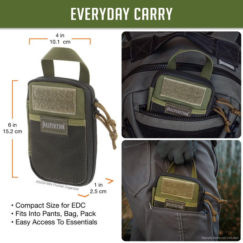 Maxpedition Mini Pocket Organizer (OD Green) - Image 2