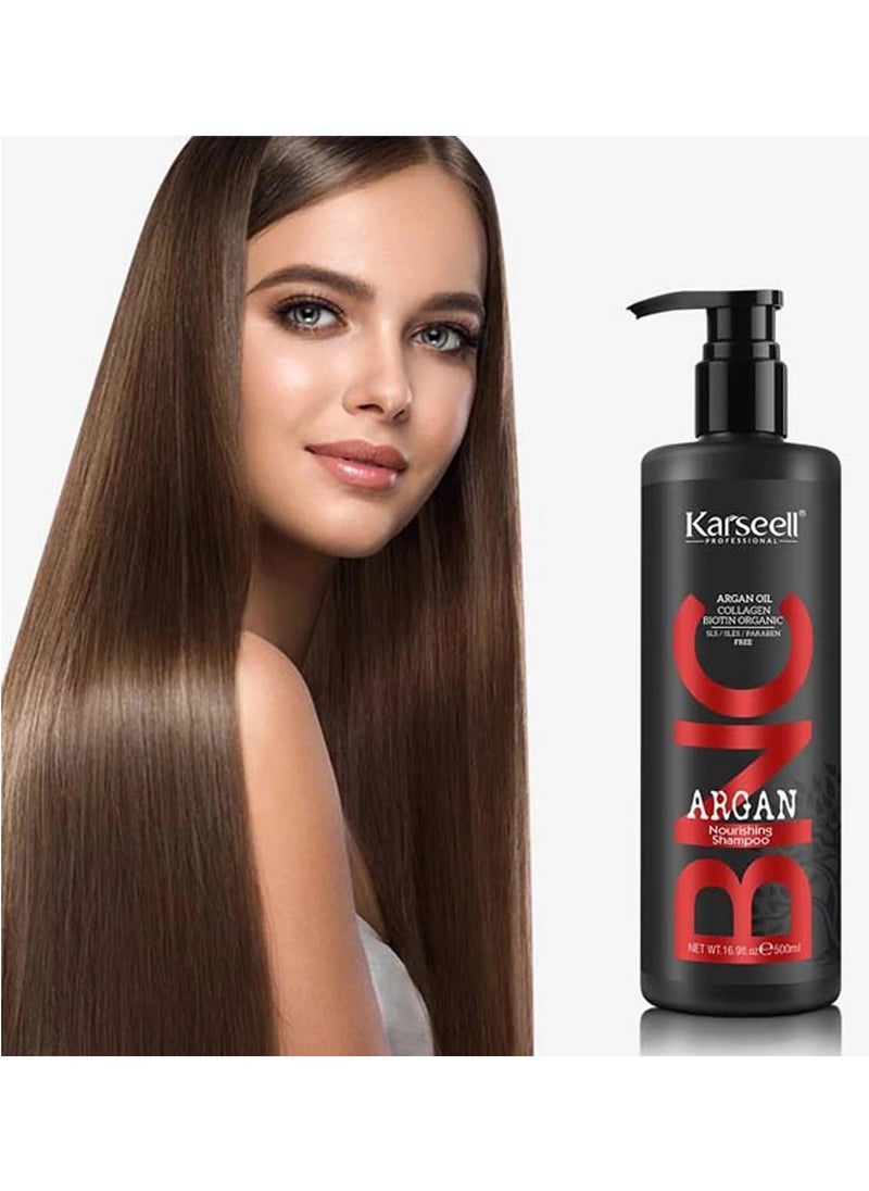 Karseell Karseell BNC Argan Nourishing Shampoo - 500 ml  - Image 4