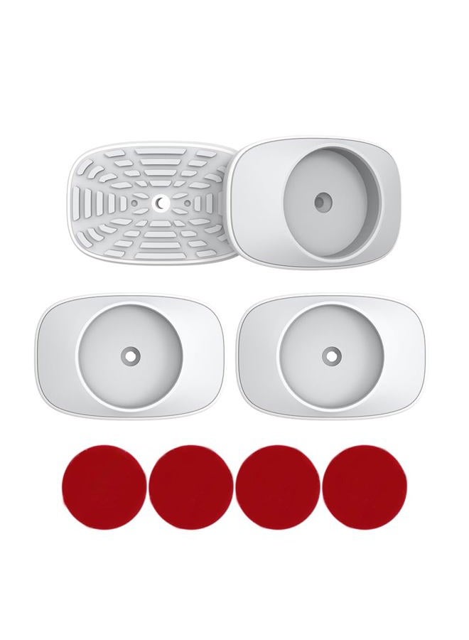 Eudemon Safety Baby Gate Wall Protector Wall Saver for Pressure Mounted Gate Protect Walls/Baseboard/Stairs/Door Frame/Doorways Work on Pet & Dog Gates Easy to Install (White, 4 Pack) - Image 1