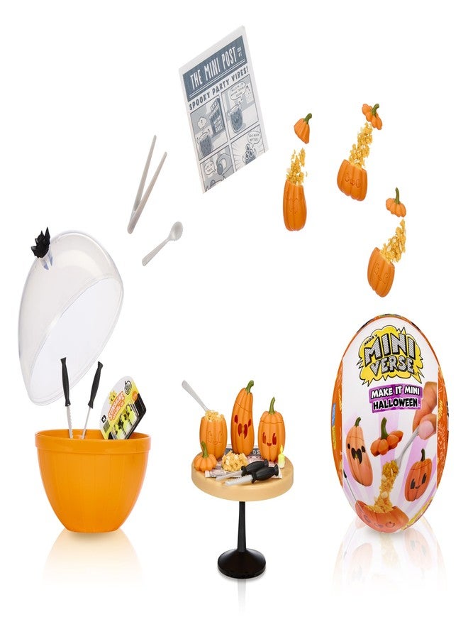 MGA's Miniverse MGA’s Miniverse Make It Mini Halloween 2025 - Mini Collectibles, Mystery Blind Packaging, Spooky, Halloween, DIY, Crafts, Resin Play, Replica Food, NOT EDIBLE - For Collectors, Ages 8+ Years - Image 1