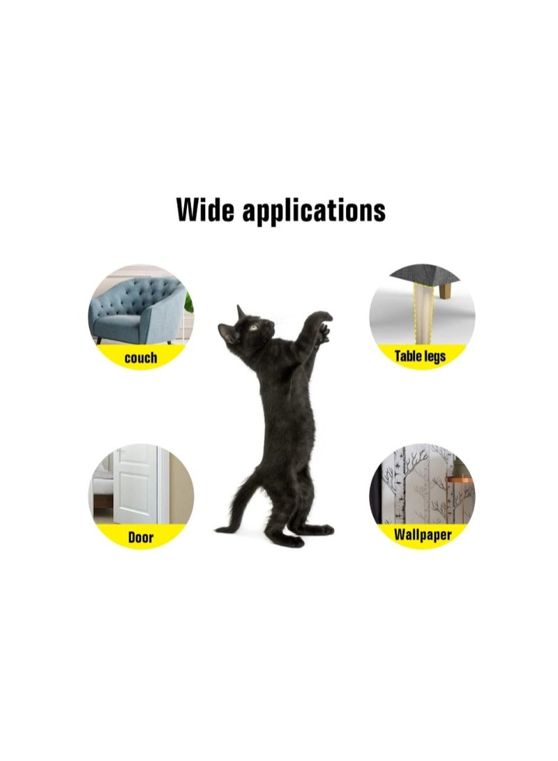 Cat Scratcher Deterrent Train Tape Cat Furniture Protector Double Sided Couch Sofa Protector Cat Sticky Paws Tape for Furniture - Image 1