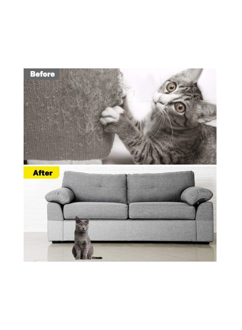 Cat Scratcher Deterrent Train Tape Cat Furniture Protector Double Sided Couch Sofa Protector Cat Sticky Paws Tape for Furniture - Image 3