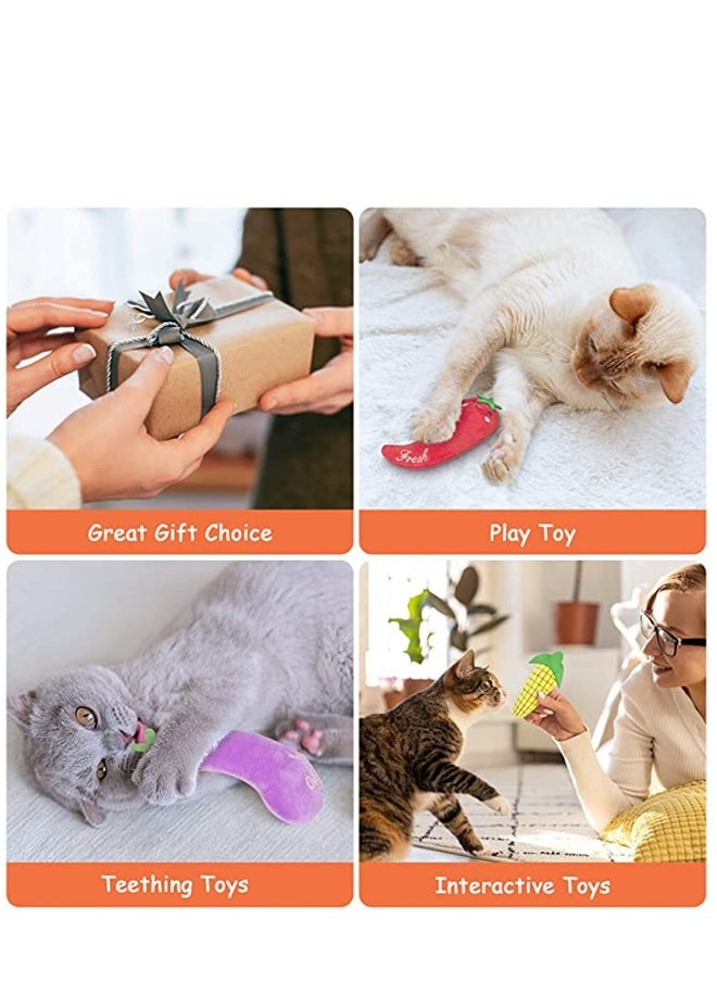 Generic - Cat Toys, Cat Chew Catnip Interactive Toy for Cat Lover Indoor Gift Cat Kitty Bite Toys Supplies Plush Gifts Fun Playing Toy - Image 1