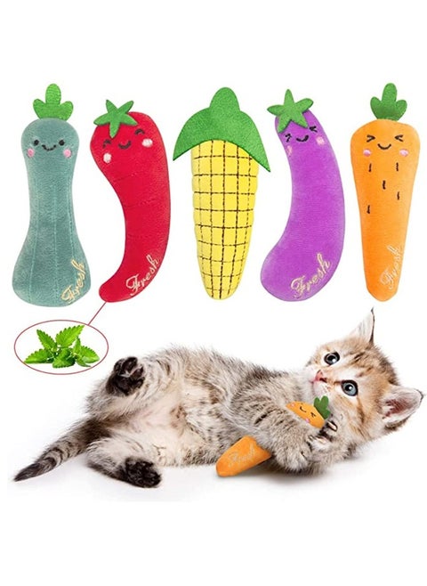 Cat Toys, Cat Chew Catnip Interactive Toy for Cat Lover Indoor Gift Cat Kitty Bite Toys Supplies Plush Gifts Fun Playing Toy