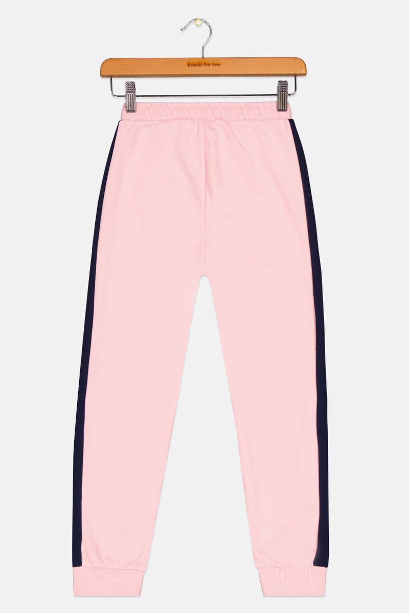 SKECHERS Kids Girl Sportswear Fit Brand Logo Sweatpants, Pink - Image 2