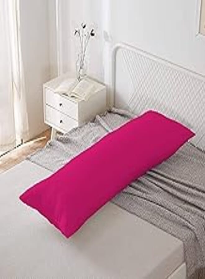 OR Solid Cotton Pillow Case 50 * 120 cm - Fuchsia