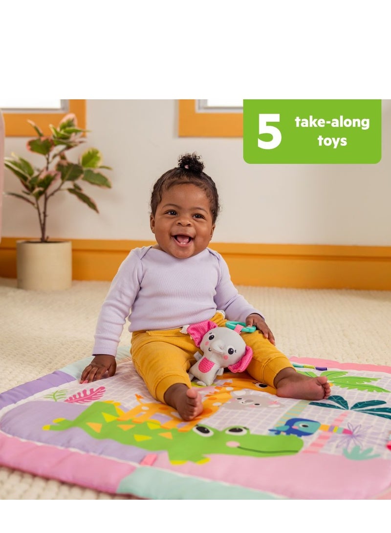 Bright Starts Wild Wiggles Sweet Safari FoldAway Activity Gym – 0 to 36 Months - Image 3